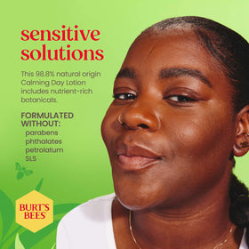 Burt's Bees Calming Day Face Lotion ingredients list