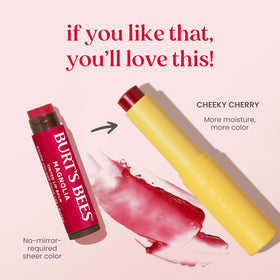 Burt's Bees Cheeky Cherry Tinted Lip Balm in a purse