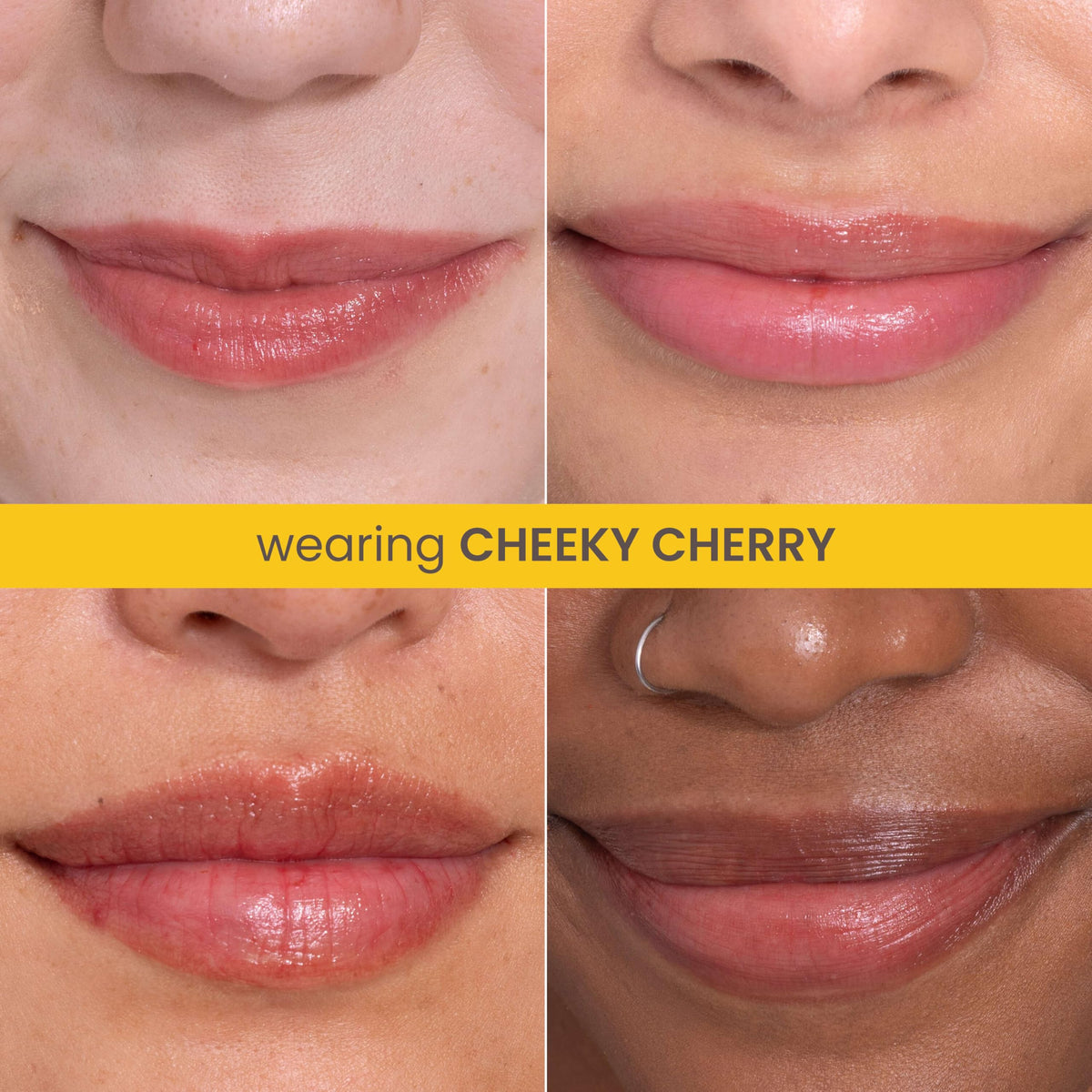 Burt's Bees Cheeky Cherry Tinted Lip Balm with natural ingredients