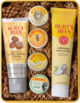 Burt's Bees Classics Gift Set in giftable tin with 6 products