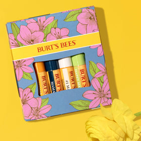 Burt's Bees Coconut and Pear lip balm tube with label