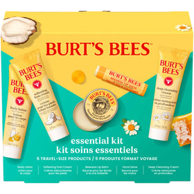 Burt's Bees Essentials Kit Gift Set with five travel size products