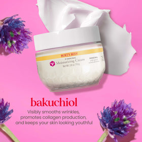 Burt's Bees Firming Face Cream application on skin