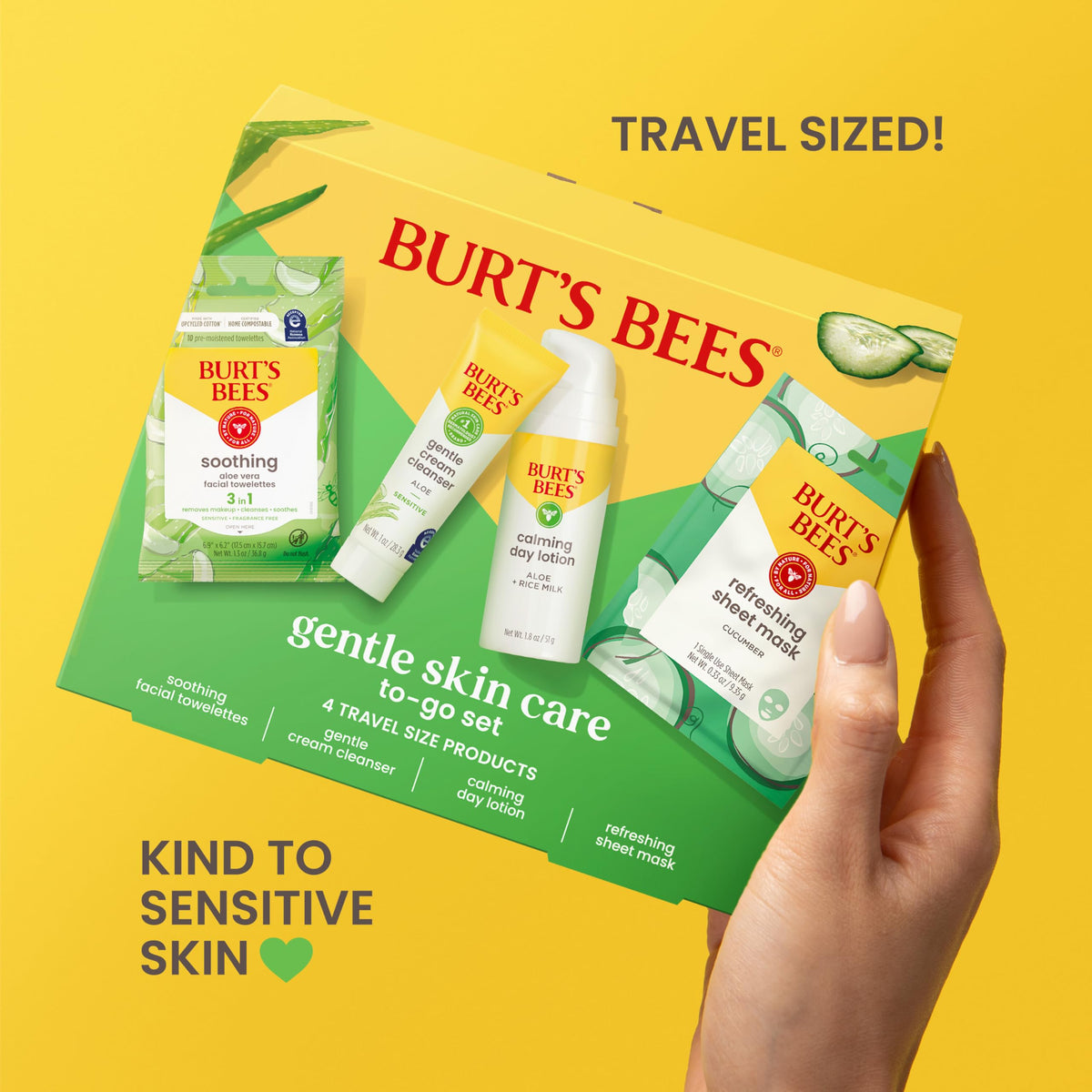 Burt's Bees Gentle Cream Cleanser bottle 1 oz