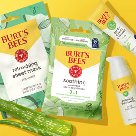 Burt's Bees Gentle Cream Cleanser texture on hand