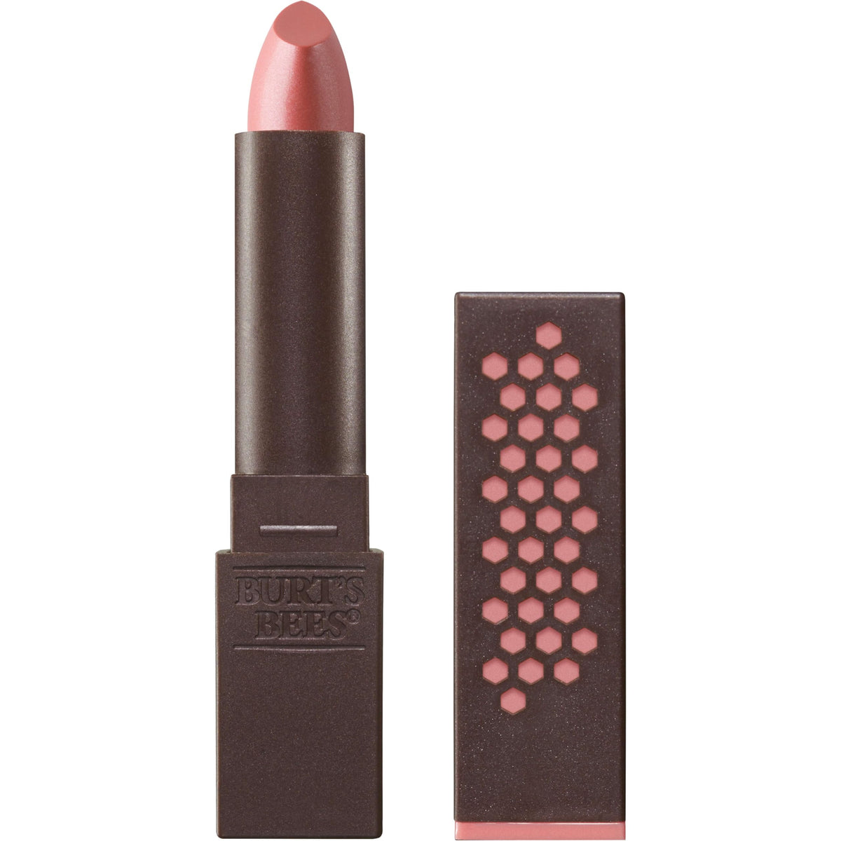 Burt's Bees Glossy Lipstick Nude Mist front view