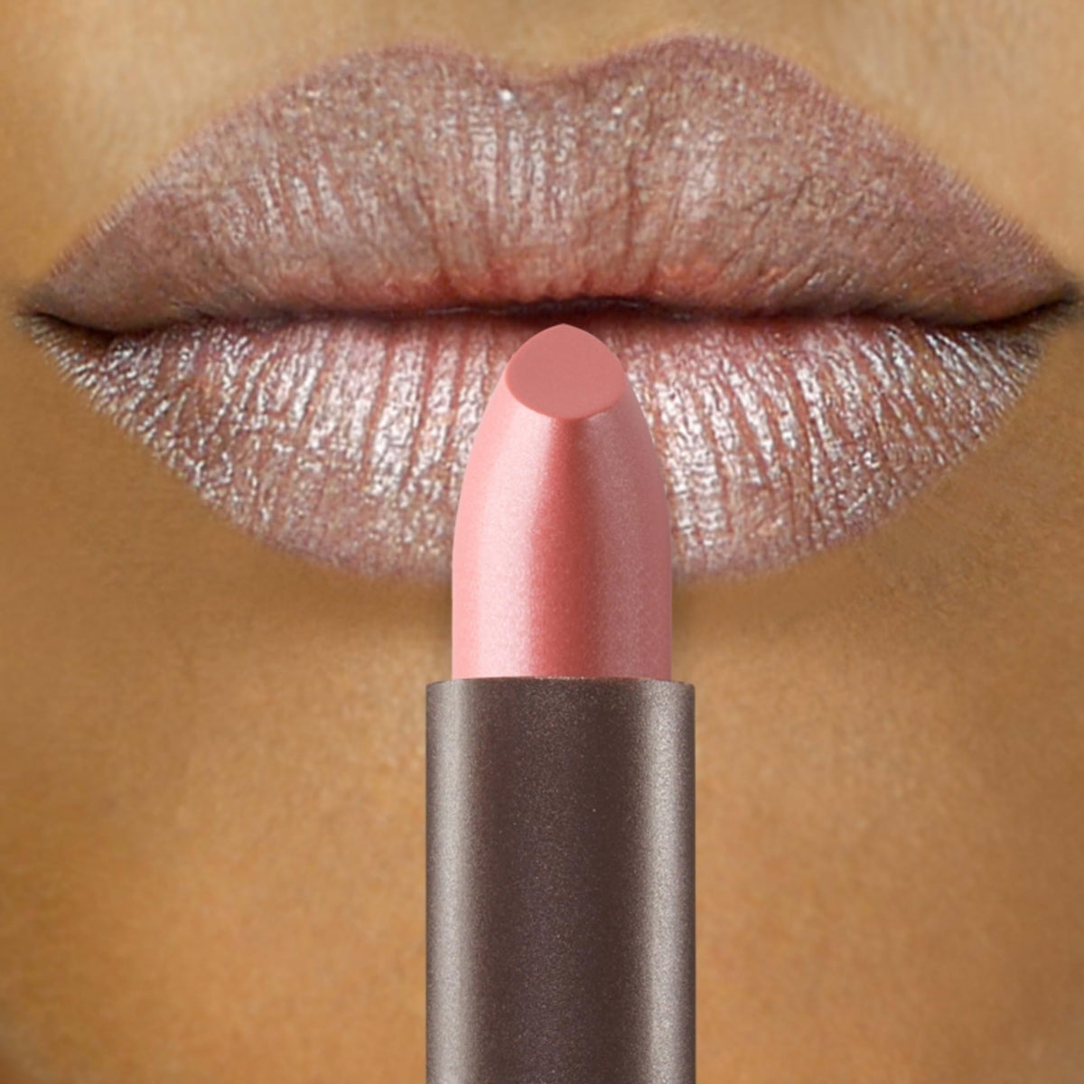 Burt's Bees Glossy Lipstick Nude Mist with other shades