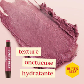 Burt's Bees Kissable Colour lip shimmer swatches on skin