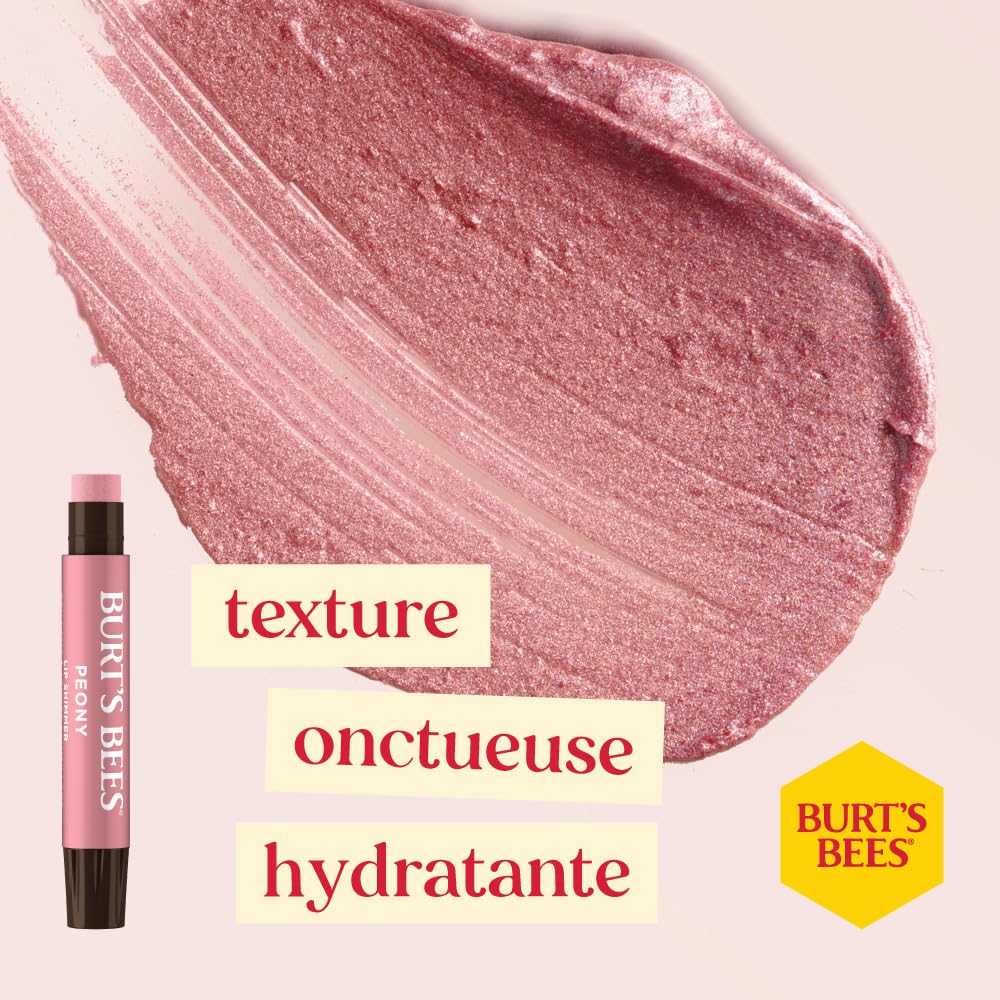 Burt's Bees Kissable Colour lip shimmer tube close-up