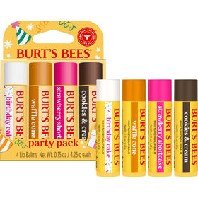 Burt's Bees Lip Balm Party Pack festive packaging