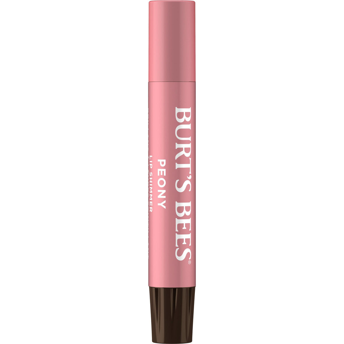 Burt's Bees Lip Shimmer Peony stick close-up