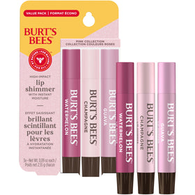 Burt's Bees Lip Shimmer Watermelon tube close-up