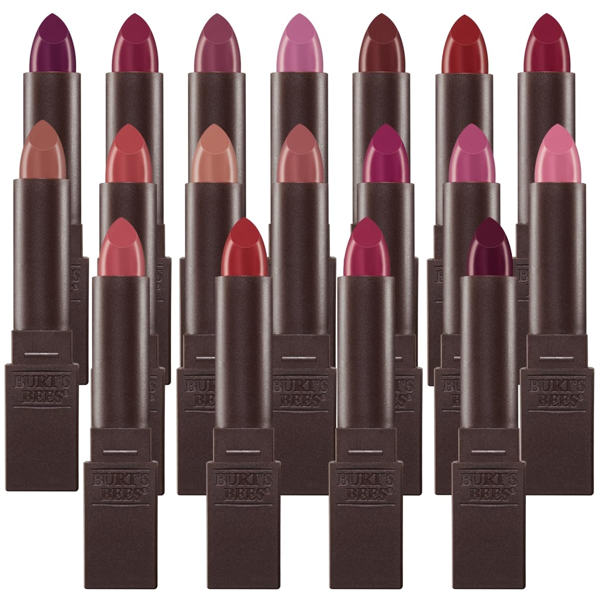 Burt's Bees Lipstick Scarlet Soaked in natural setting