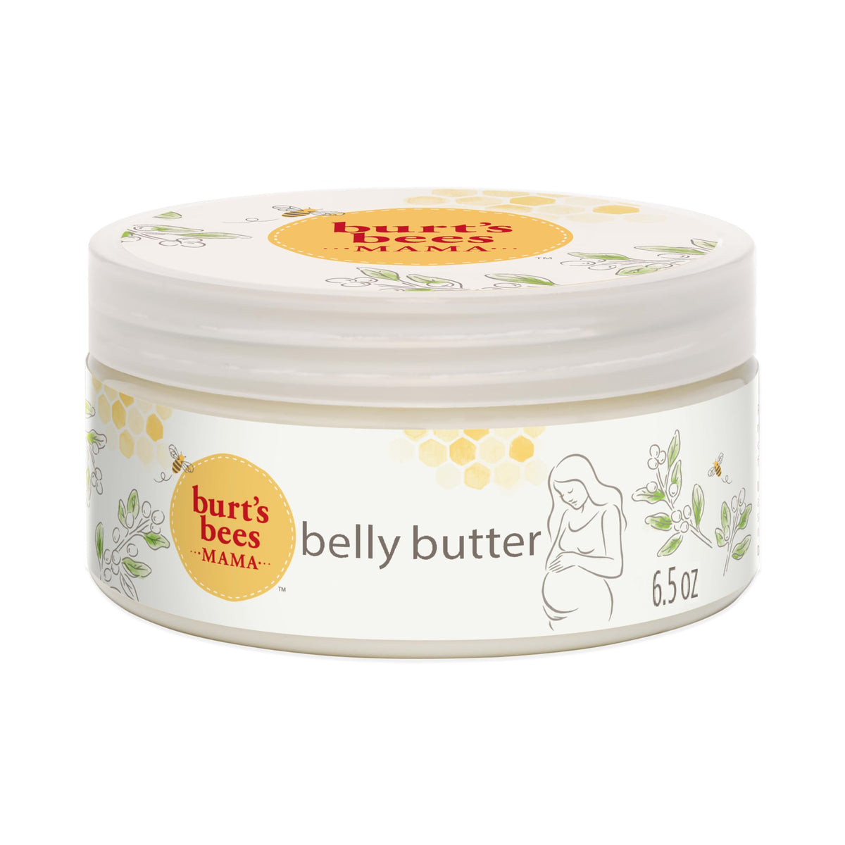 Burt's Bees Mama Belly Butter 6.5 oz jar front view