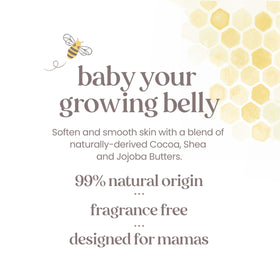 Burt's Bees Mama Belly Butter being applied to skin