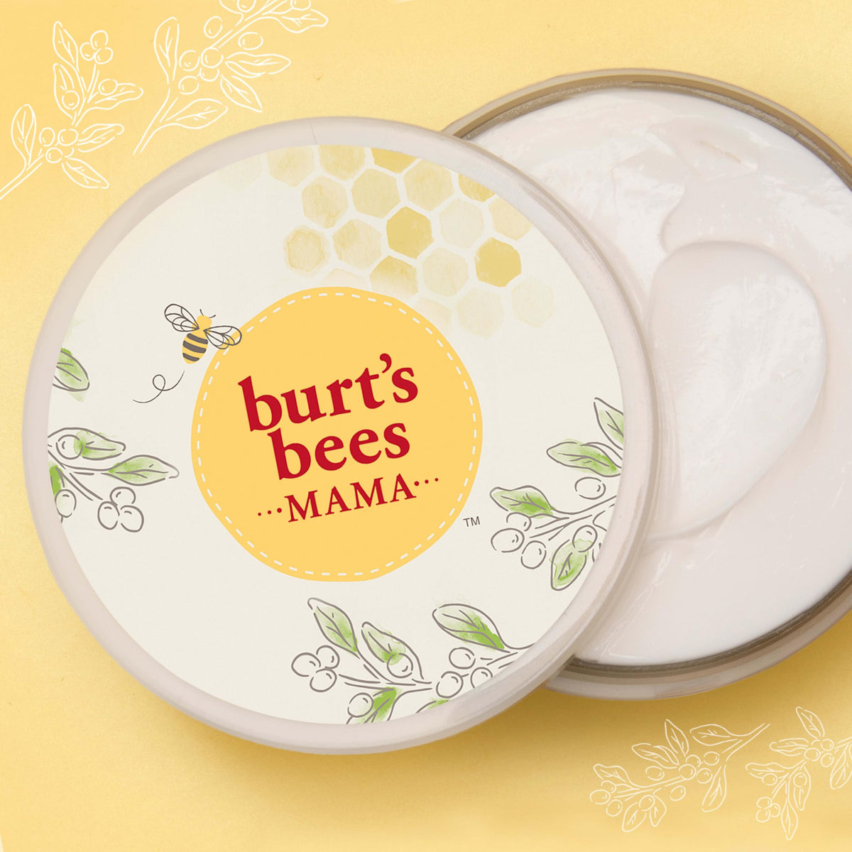 Burt's Bees Mama Belly Butter packaging details