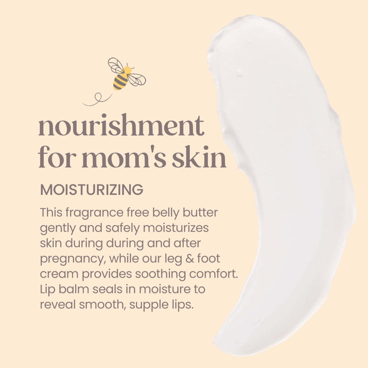 Burt's Bees Mama Gift Set foot cream tube front view
