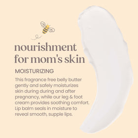 Burt's Bees Mama Gift Set foot cream tube front view
