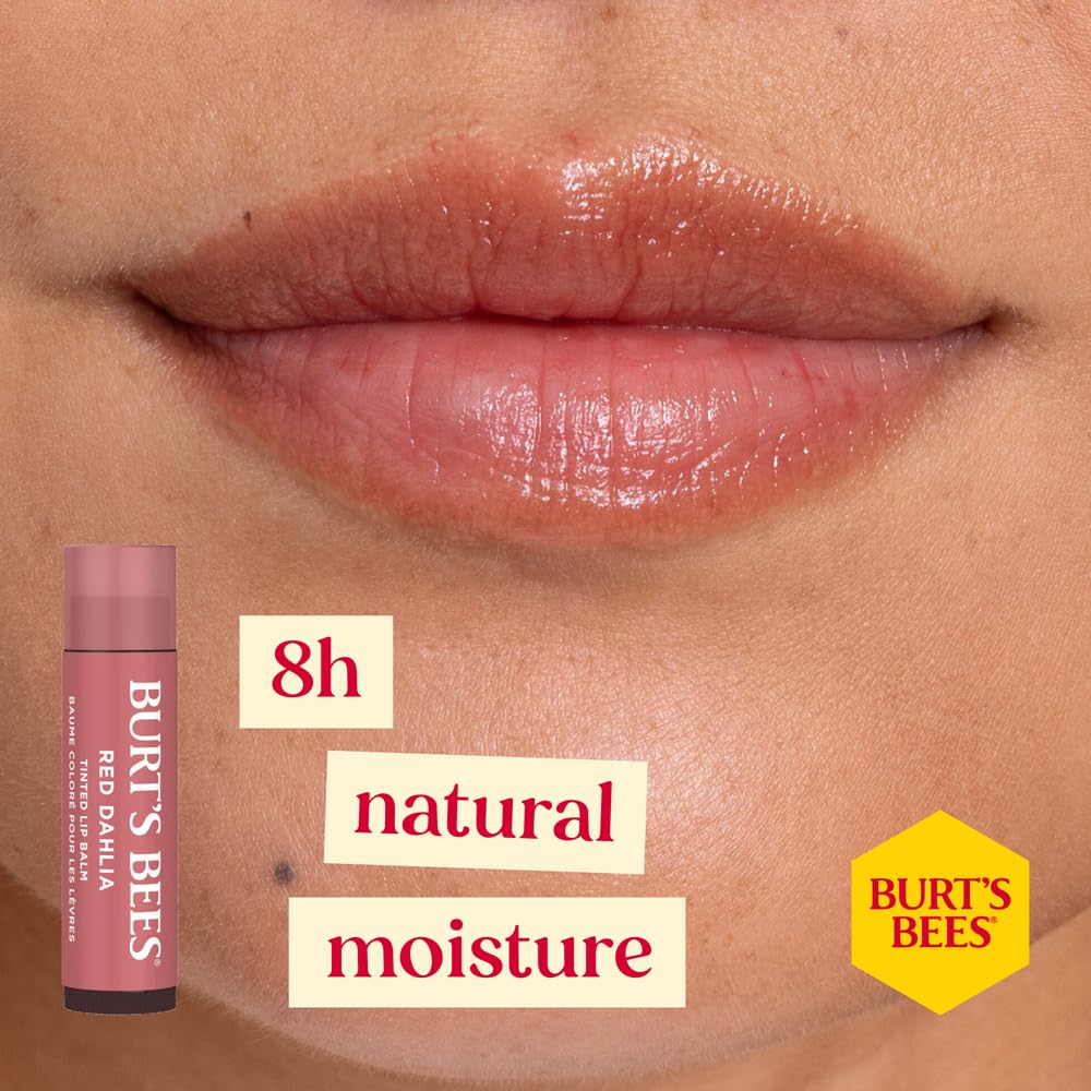 Burt's Bees Mistletoe Kiss Lip Balm side view