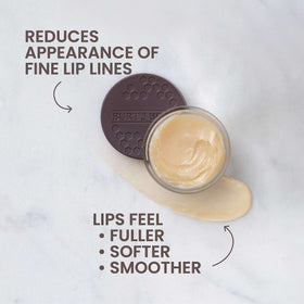 Burt's Bees Overnight Intensive Lip on a bedside table