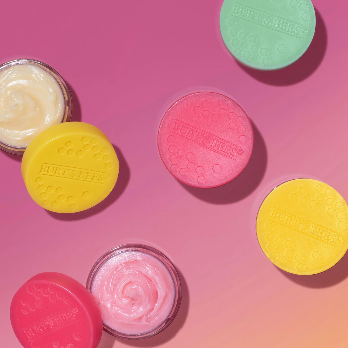 Burt's Bees Overnight Lip Sleeping Mask Gift Set displayed on a vanity
