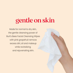 Burt's Bees Pink Grapefruit Face Wipes stacked packages