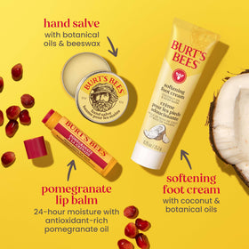 Burt's Bees Pomegranate Lip Balm tube with hint of colour