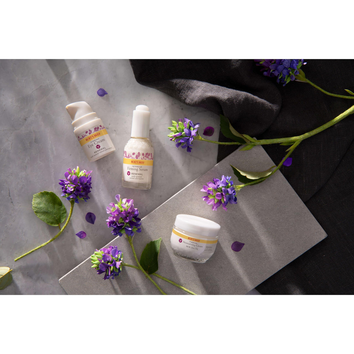 Burt's Bees Renewal Firming Eye Cream in a skincare routine