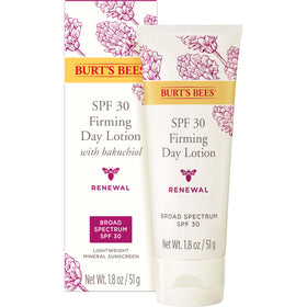 Burt's Bees Renewal SPF 30 Firming Day Lotion 1.8 oz tube front view