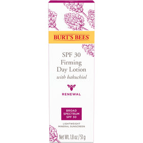 Burt's Bees Renewal SPF 30 Firming Day Lotion packaging details