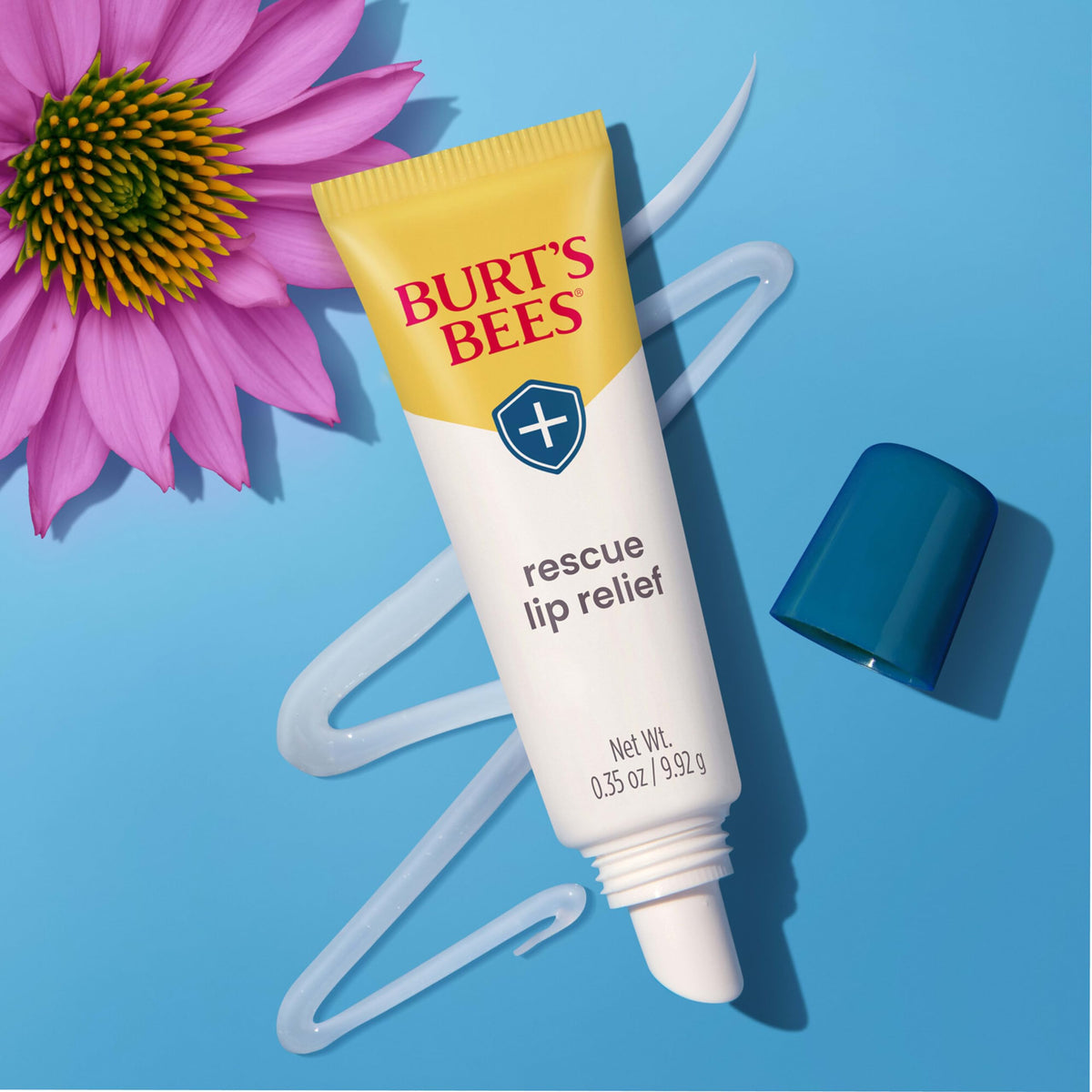Burt's Bees Rescue Lip Relief packaging