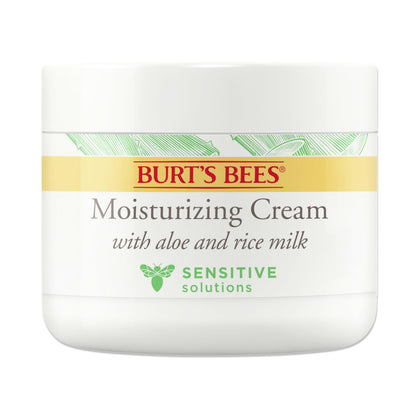 Burt's Bees Sensitive Moisturizing Cream 3 oz front view