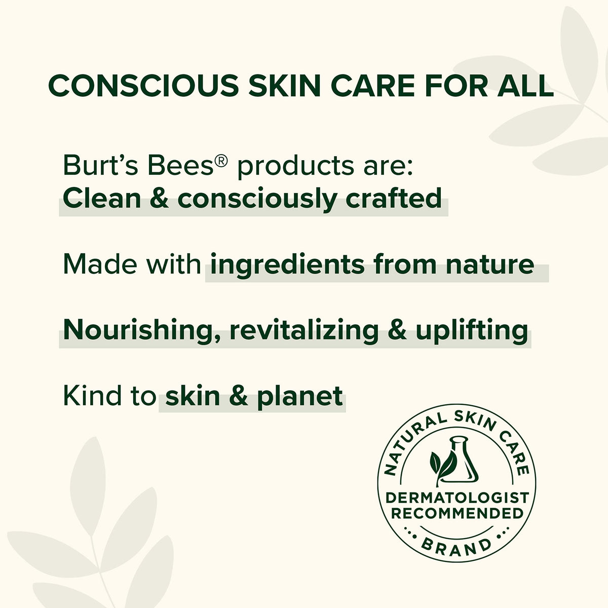 Burt's Bees Shea and Aloe Lip Balm with a natural background