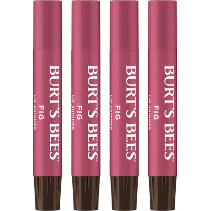 Burt's Bees Shimmer Lip Tint Set 4-Pack Fig front view