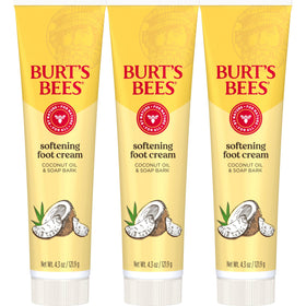 Burt's Bees Softening Foot Cream 3-Pack with Coconut Oil front view