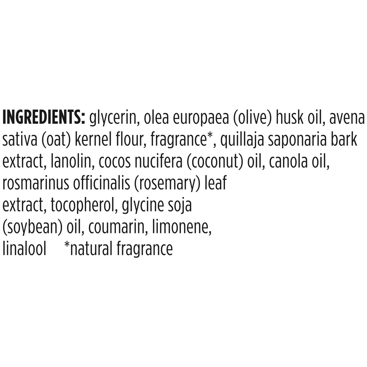 Burt's Bees Softening Foot Cream ingredients list