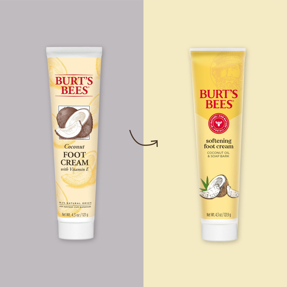 Burt's Bees Softening Foot Cream texture close-up