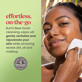 Burt's Bees Soothing Facial Towelettes in lifestyle setting