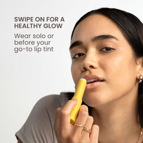 Burt's Bees support Lip Balm Sheer Plus packaging details