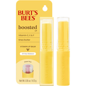 Burt's Bees support Lip Balm Sheer Plus tube side view