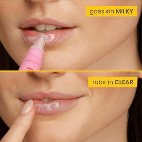Burt's Bees Sweet Strawberry Lip Milk close-up of applicator