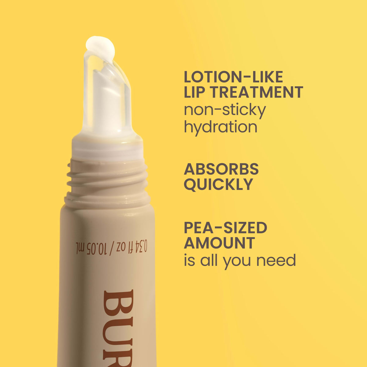 Burt's Bees Toasted Coconut Lip Milk open tube