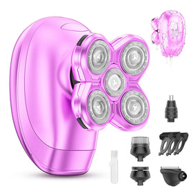 Burtily Electric Razor for Women purple model front view