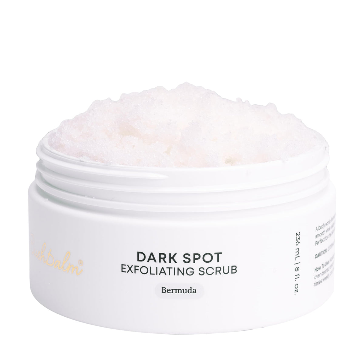 Bushbalm Bermuda Dark Spot Exfoliating Scrub 236ml front view