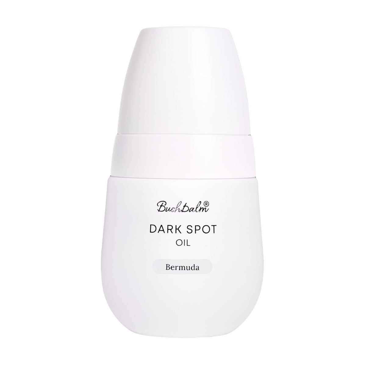 Bushbalm Dark Spot Oil Bermuda 30ml front view with label