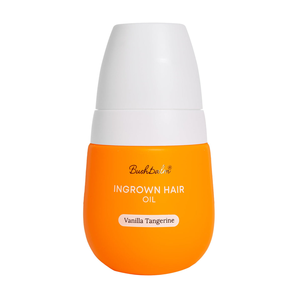 Bushbalm Ingrown Hair Oil Vanilla Tangerine 30ml front view