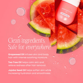 Bushbalm Ingrown Hair Oil Watermelon Sugar 30ml packaging
