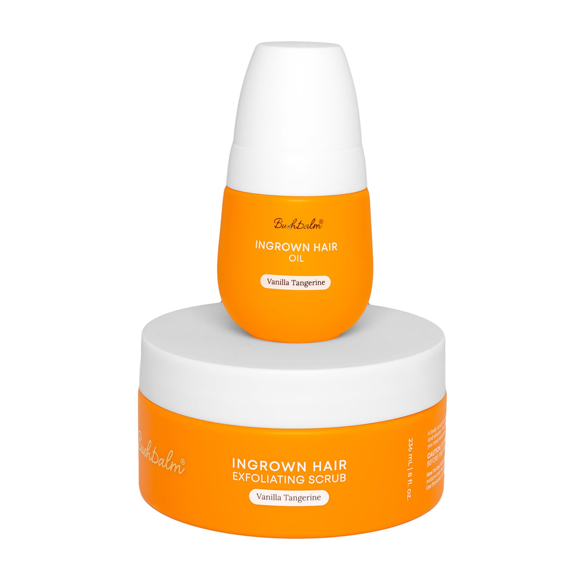 Bushbalm Vanilla Tangerine Ingrown Hair Oil 30 ml bottle