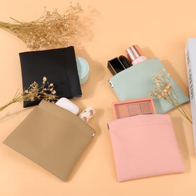 BUSOHA 4 PCS Small Makeup Bags arranged together