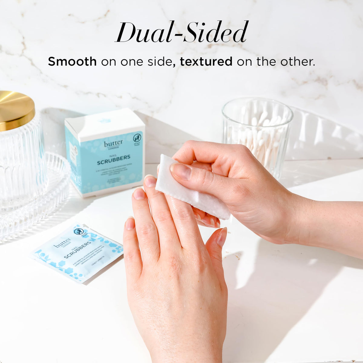 butter LONDON Nail Polish Remover Pads soft side view
